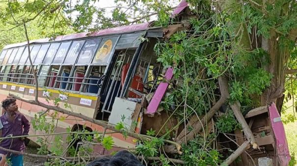 13-injured-as-govt-bus-crashes-into-tree-near-devakottai