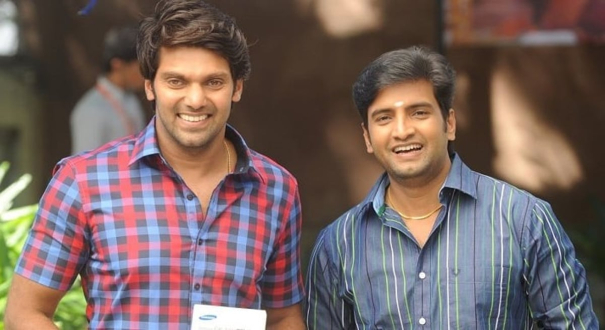 actor-arya-about-to-produce-actor-santhanams-new-movie