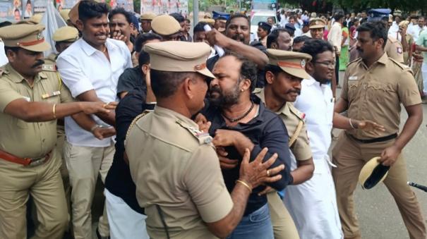 poisonous-liquor-issue-17-aiadmk-members-arrested-for-protesting-on-ramanathapuram