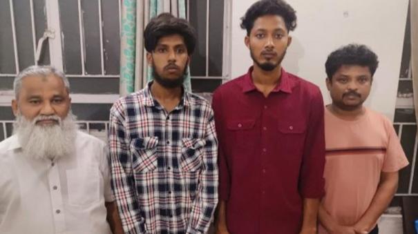 4-goons-arrested-with-gun-in-coimbatore
