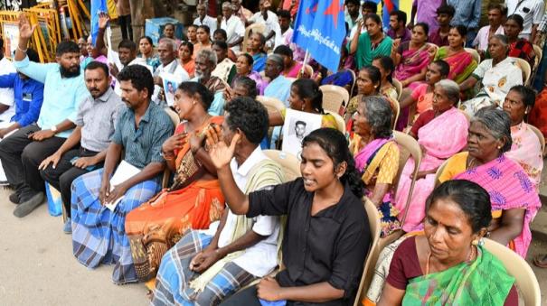 madurai-tamil-tigers-party-person-protest-to-arrest-the-perpetrators-of-the-massacre