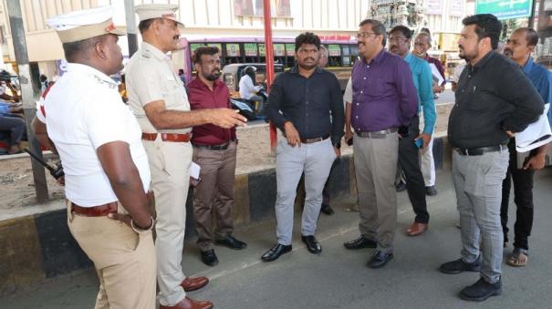 corporation-officials-survey-for-pedestrian-flyovers-at-3-places-in-coimbatore