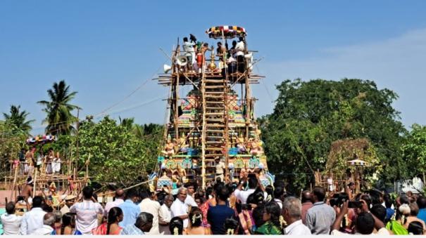 kattumannarkoil-veeranarayana-perumal-temple-kumbabhishekam-thousands-of-devotees-participate