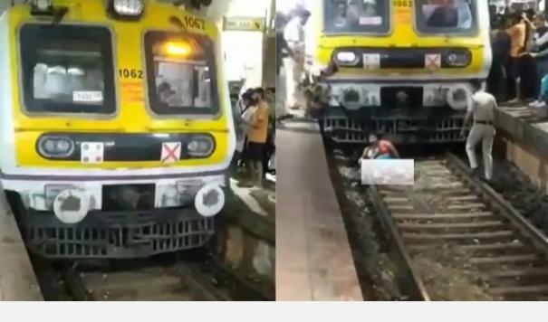 a-video-of-a-train-hitting-a-woman-in-navi-mumbai-has-gone-viral