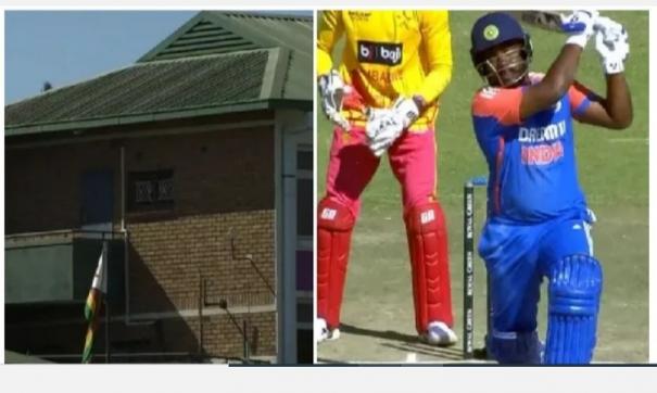 video-of-sanju-samson-hitting-110m-six-against-zimbabwe-goes-viral