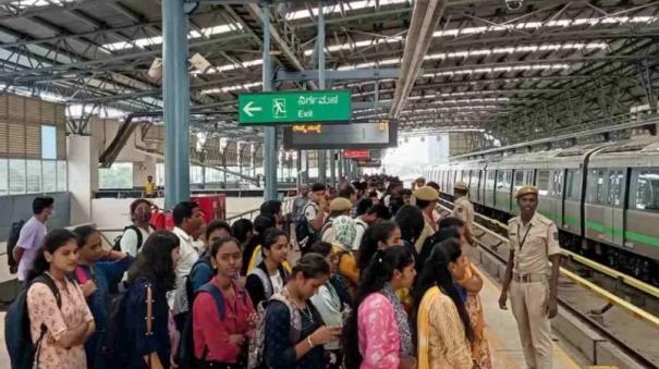 25-crores-revenue-from-commuters-in-bengaluru-metro-train-in-10-days