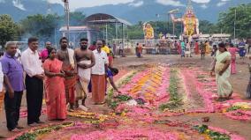 வன பத்ரகாளியம்மன் கோயில் குண்டம் கண் திறப்பு விழா: திரளான பக்தர்கள் பங்கேற்பு!