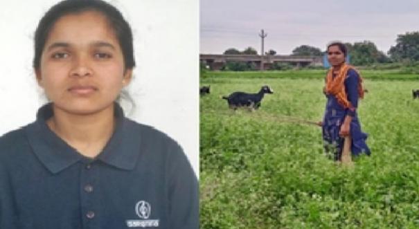 telangana-cm-helps-tribal-girl-forced-to-herd-goats-despite-securing-iit-seat