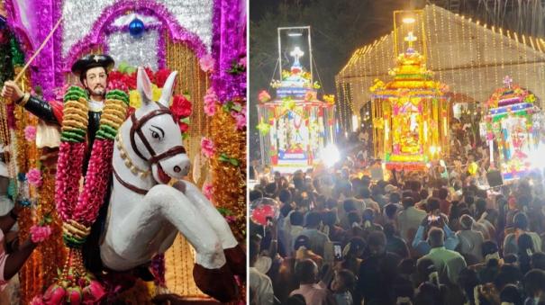 thangachimadam-saint-santhiyagappar-church-festival-chariot-pavani-large-number-of-devotees-participate