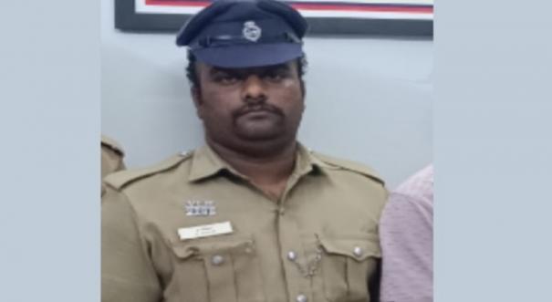 constable-who-took-bribe-from-motorists-home-guard-suspended-vellore-sp-manivannan-in-action
