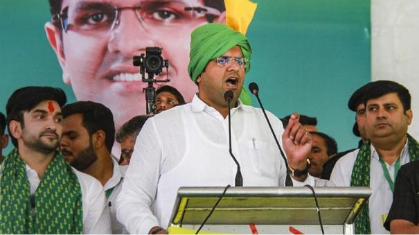 big-jolt-to-dushyant-chautala-party-ahead-of-haryana-elections