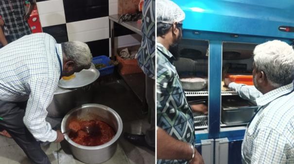 glass-particles-on-chicken-issue-food-safety-department-raid-popular-non-vegetarian-hotel-on-srivilliputhur