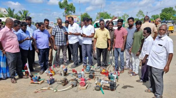 15-electric-motors-illegally-siphoning-water-from-drinking-water-connections-seized-on-trichy