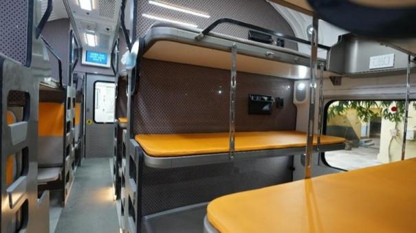 ashwini-vaishnaw-unveils-prototype-version-of-vande-bharat-sleeper-coach