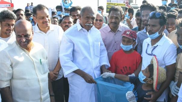 spent-crores-to-clear-garbage-dont-throw-garbage-on-the-street-cm-rangaswamy-advises