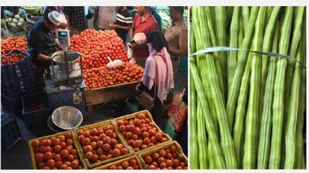 tomato-drumstick-prices-increase-in-koyambedu