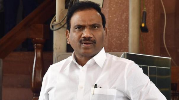 dmk-mp-raasa-condemns-adhav-arjuna