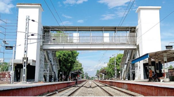 developmental-work-going-on-srivilliputhur-railway-station