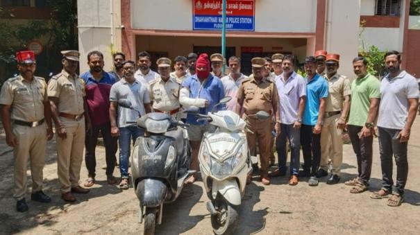 andhra-youth-arrested-for-serial-chain-snatching-in-puducherry