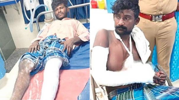 2-people-arrested-on-murder-case-of-dmk-leader-those-who-tried-to-escape-suffered-broken-arms-and-legs