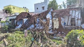 வத்தலக்குண்டு பகுதியில் கனமழையால் வீடுகள் சேதம்