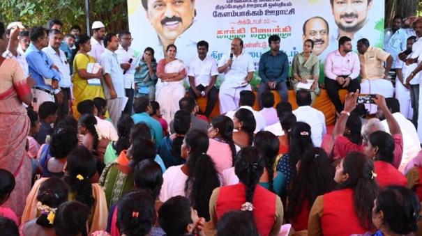 kelampakkam-will-become-a-self-sufficient-panchayat-within-a-year-minister-anbarasan-assured