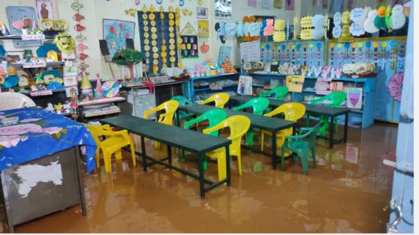 rainwater-entered-in-coonoor-schools