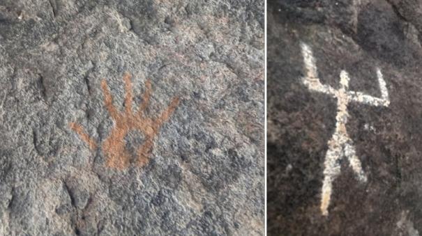 villupuram-ancient-rock-paintings-discovered-near-gingee