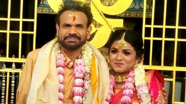 actress-premji-wife-shared-an-interesting-thing-about-their-marriage