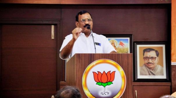 puducherry-bjp-president-selvaganapathy-should-resign-cpm