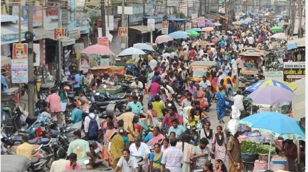 crowds-for-diwali-shopping-in-villupuram