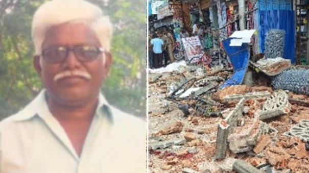 elderly-man-dies-after-roof-collapses-on-old-building-traffic-snarls-on-katpadi