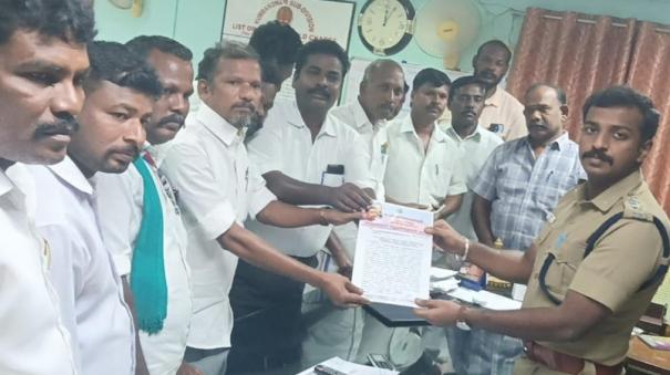 vck-party-petition-to-ban-the-pmk-strike-in-kumbakonam