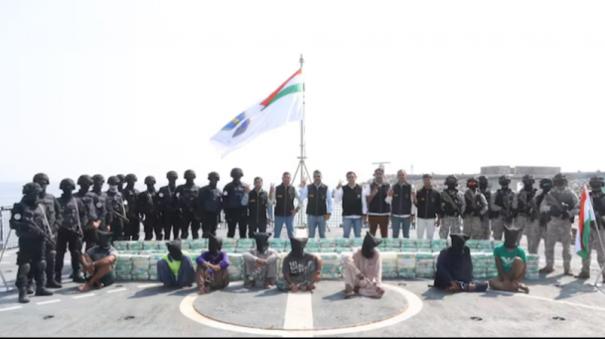 over-700-kg-meth-seized-from-iranian-boat-off-gujarat-coast-8-arrested