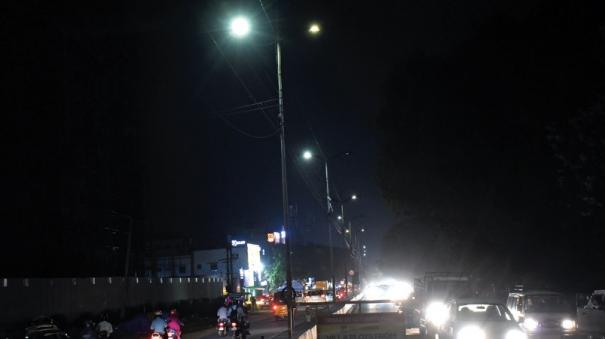 street-light-issue-in-coimbatore-to-trichy-nh-181-road