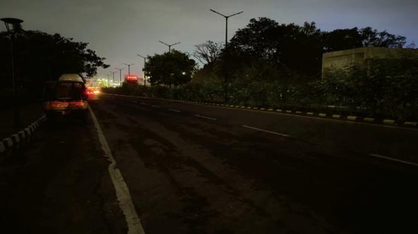 street-lights-issue-in-tidel-park-road-in-coimbatore