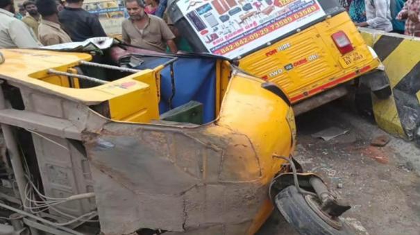 a-government-bus-collided-with-autos-in-succession-in-madurai