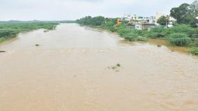 வேலூர் பாலாற்றில் வெள்ளப் பெருக்கு - ஏரிகளுக்கு நீர்வரத்து அதிகரிப்பு