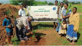 உலக மண் தினத்தையொட்டி ஈஷாவின் காவேரி கூக்குரல் இயக்கம் சார்பில் 1 லட்சம் மரக்கன்றுகள் நடவு  