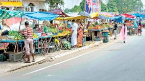 மீண்டும் வேதாளம்! - தஞ்சை அண்ணா சாலையில் கடைகள் அமைக்க மக்கள் எதிர்ப்பு